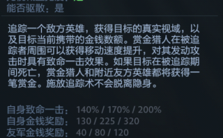赏金技能介绍？赏金技能介绍图片？