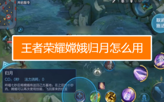 王者荣耀嫦娥教学最新，王者荣耀嫦娥打法教学视频