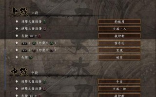 仁王大太刀技能（仁王大太刀技能配置图解）