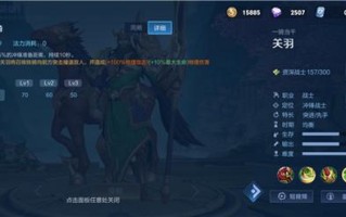 王者荣耀关羽技能教学（王者荣耀关羽技能教学视频）