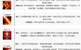 新天龙八部明教技能（新天龙八部明教技能顺序）