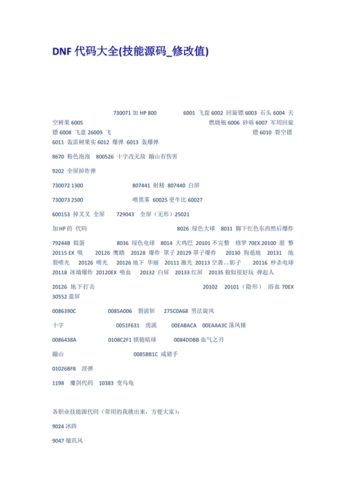dnf技能代码大全(dnf技能名称)-第1张图片-93游戏 dnf技能代码大全(dnf技能名称)-第1张图片-93游戏