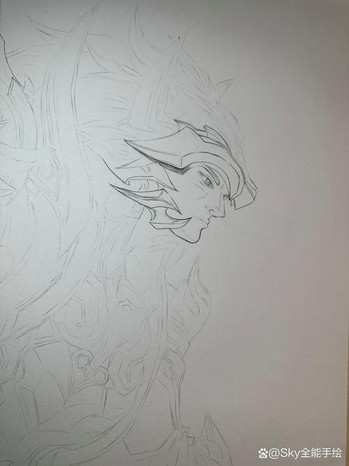 王者荣耀亚瑟素描教学?王者荣耀亚瑟铅笔画-第4张图片-93游戏 王者荣耀亚瑟素描教学?王者荣耀亚瑟铅笔画-第4张图片-93游戏