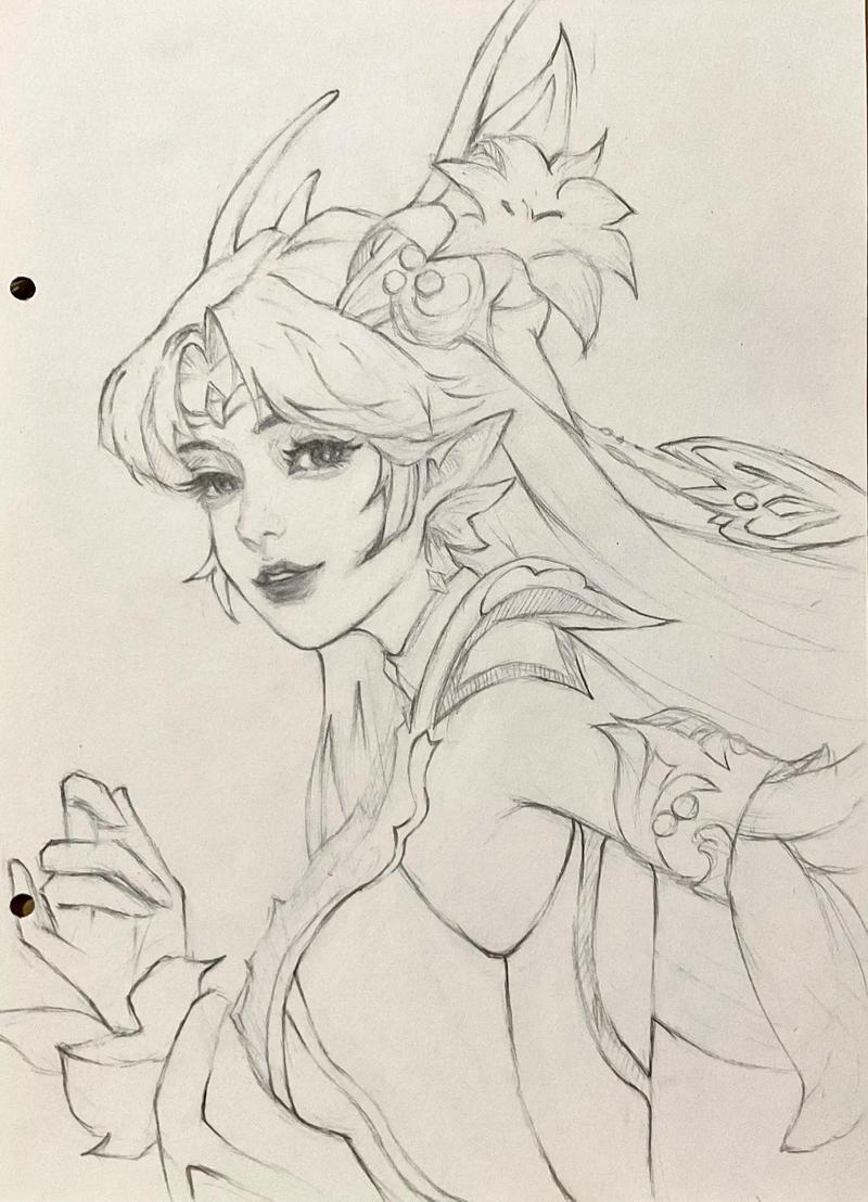 王者荣耀人物画画教程?王者荣耀里面的人物画画教程?-第4张图片-93游戏 王者荣耀人物画画教程?王者荣耀里面的人物画画教程?-第4张图片-93游戏