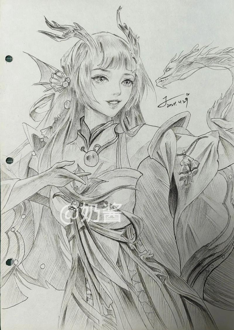王者荣耀铅笔手绘教程,王者荣耀的画法铅笔画图片大全-第7张图片-93游戏 王者荣耀铅笔手绘教程,王者荣耀的画法铅笔画图片大全-第7张图片-93游戏