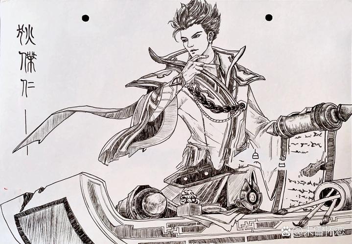 王者荣耀英雄描画教程?王者荣耀英雄如何画-第5张图片-93游戏 王者荣耀英雄描画教程?王者荣耀英雄如何画-第5张图片-93游戏