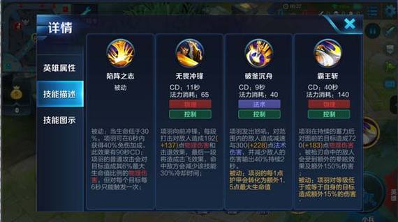 项羽出技能?项羽技能cd时间最短出装?-第2张图片-93游戏 项羽出技能?项羽技能cd时间最短出装?-第2张图片-93游戏